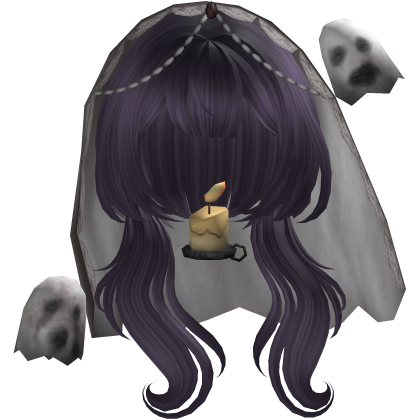 Halloween Purple Windy Ghost Hair
