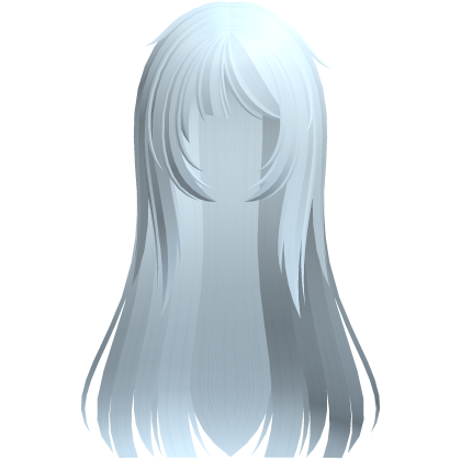 🤍 adorable tsundere long hair in light blue