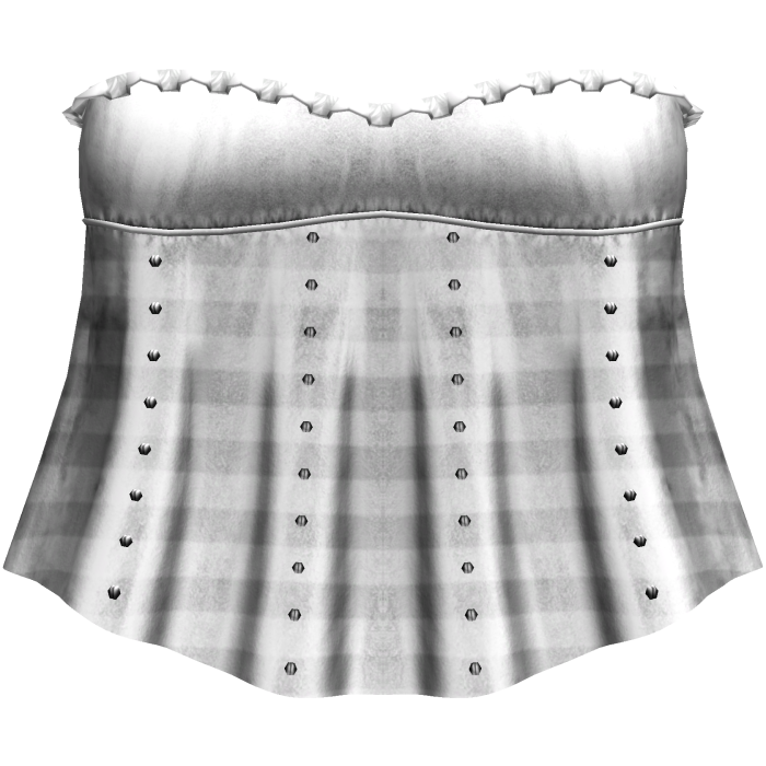 white niche alt cropped flowy studded top