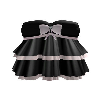 ♡ Lovely dream princess dress (black) Roblox item