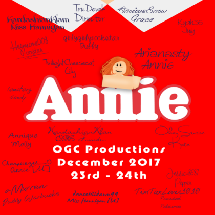 Signed Poster || Annie Roblox decal