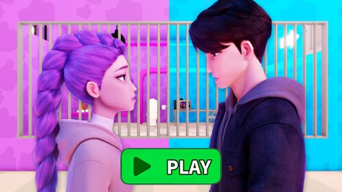 💜RUMI & JINU PRISON RUN! (Obby)