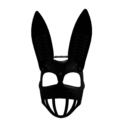 Evil Goth Bunny Mask