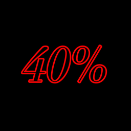 40%