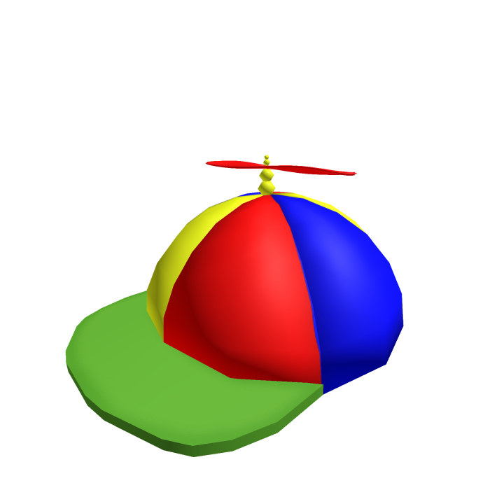 silly kidcore noob propeller colorful cap hat