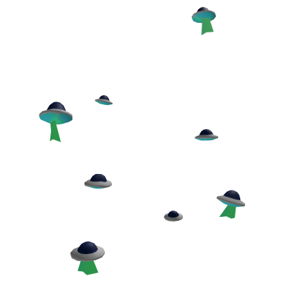 Frutiger Aero Alien Cat UFO Aura Roblox item