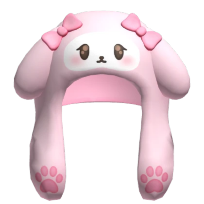 pretty pink bunny beanie Roblox decal