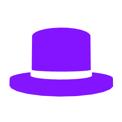 Purple Neon Cartoony Top Hat Roblox item