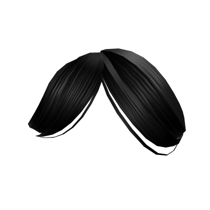 Swept Bangs in Black Roblox item