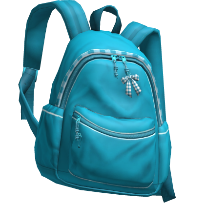 Turqoise Canvas Backpack with Bow [3.0] 