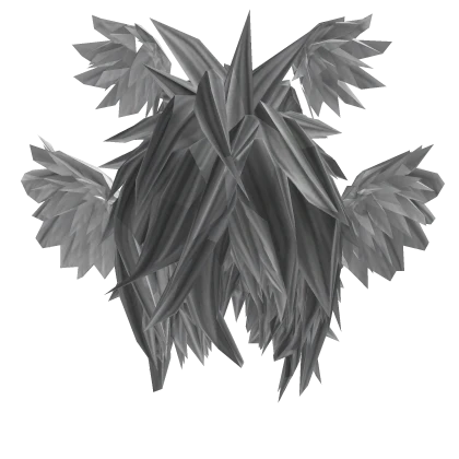 [⏳] White Angelic Wings Hair Roblox item render