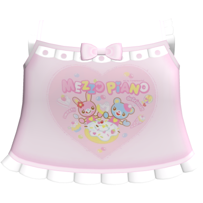 ୨୧ : kawaii pink mezzo baby frill tank
