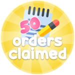 50 orders claimed!