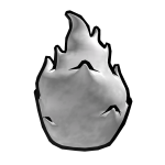 White Flames Head