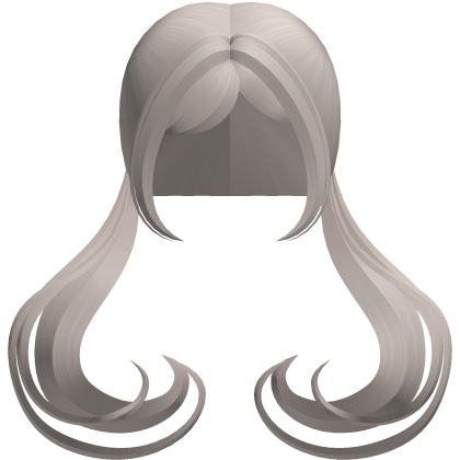dirty platinum long low cute wavy twin-tails Roblox item