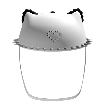 Kitty Moe Militar Hat white