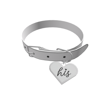 white his heart puppy necklace