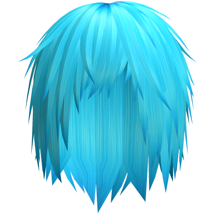 sea cyan emo moe hair 22.  Roblox item