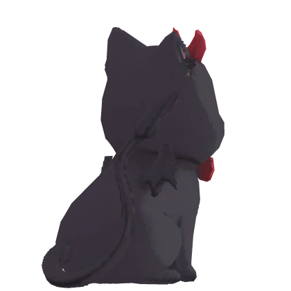 Animated Devil and Angel Cats