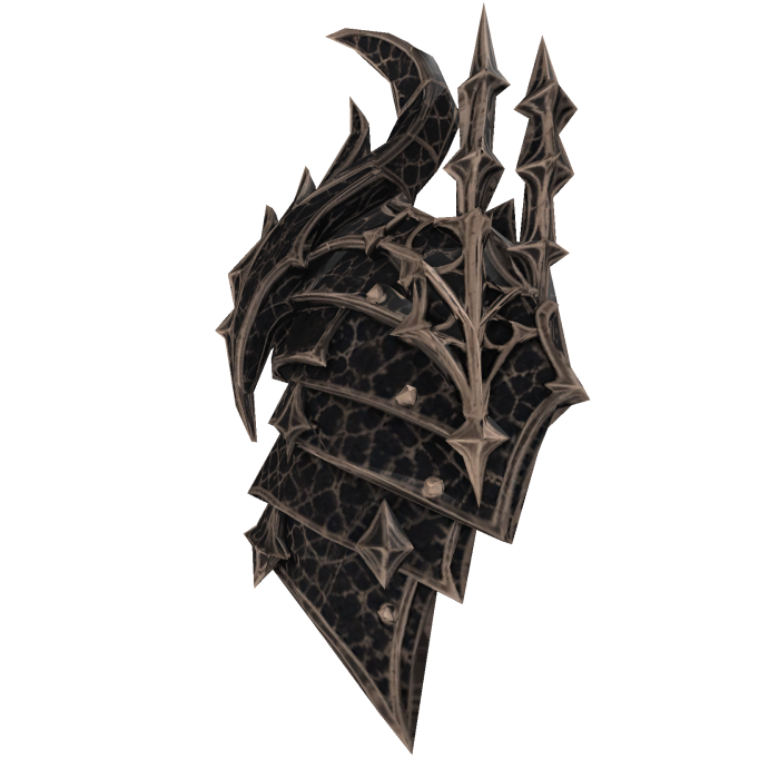 Goth Death Knight Right Pauldron
