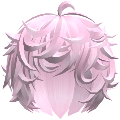 🐶SUPA FLUFFY! cute kawaii boy hair 🐾 pink Roblox item