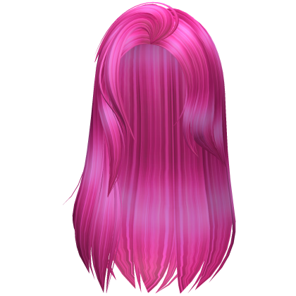 Long Hot Pink Hair