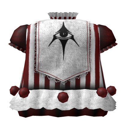 ҂ ♧ red gothic pierrot silly circus jester dress