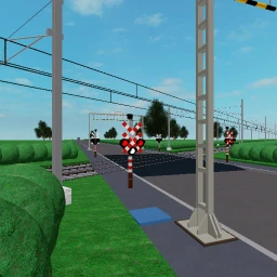 Overhead belgian crossing  icon