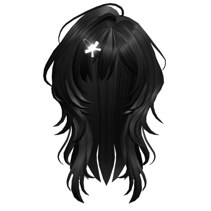 Black Feathered Wolfcut v3