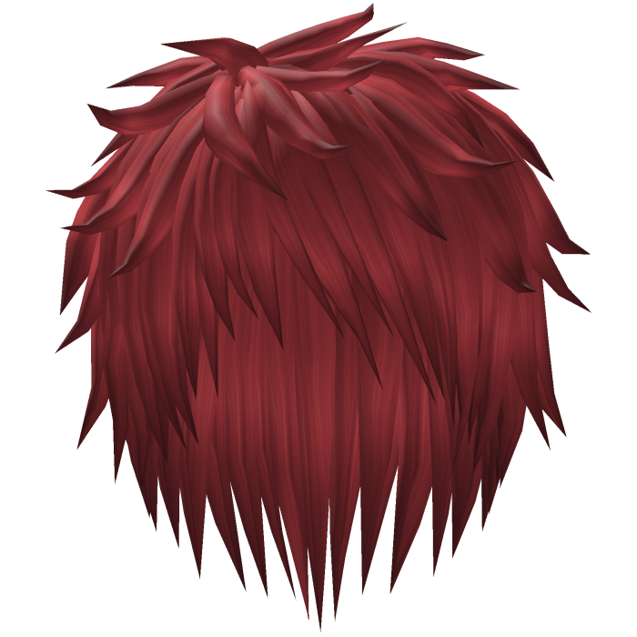 red emo hair