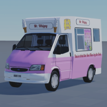 1990s Ford Transit Ice cream van