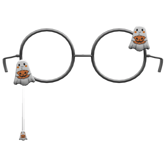 gray halloween ghost eyewear
