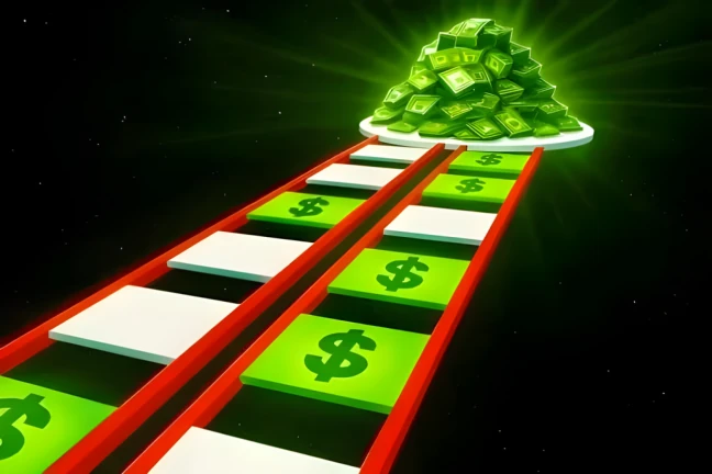 $10,000 Every Glass Bridge Impossibe Squid Obby