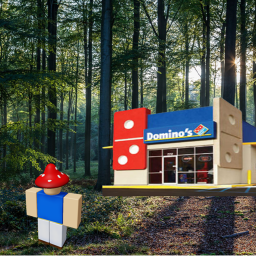 Aj goes to Domino's Pizza