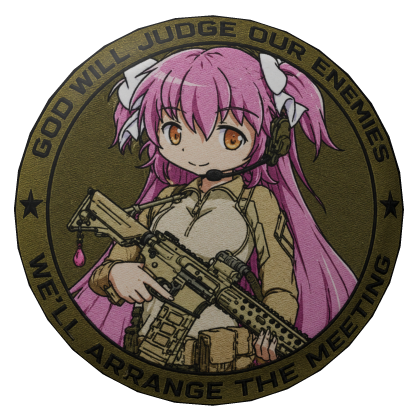 God Will Judge Our Enemies Anime Arm Patch Roblox item