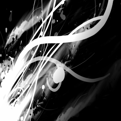 Abstract Black And White Painting Roblox decal