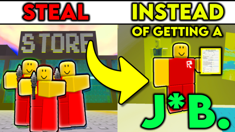 STEAL instead of getting a J*B screenshot 1