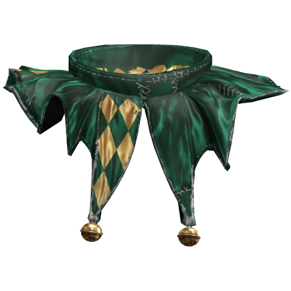 Emerald & Gold Jester Collar