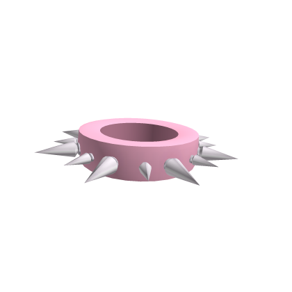 Pink Spiky Goth Necklace (3.0) Roblox item