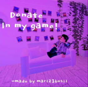 Donate in my game!