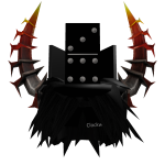 [⏳LIMITED] Black Hair + Horns + Crown + Clockwork