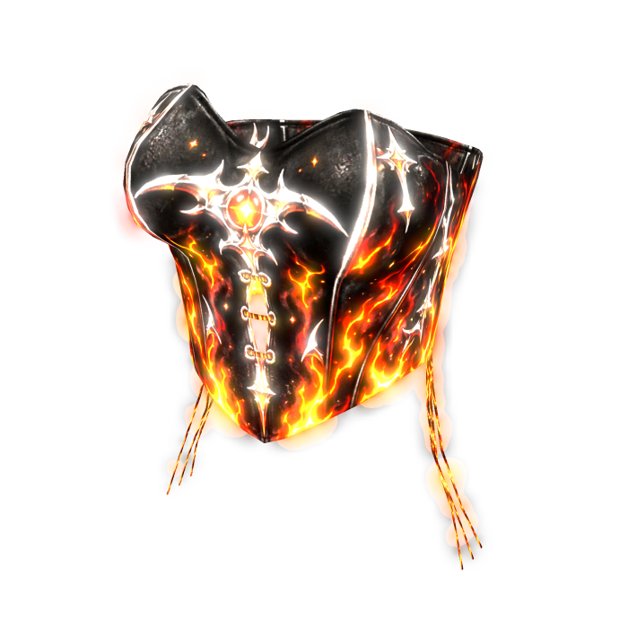 ✅Glowing✅ Fire Corset