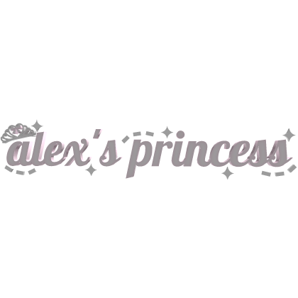 alex is my king Roblox item