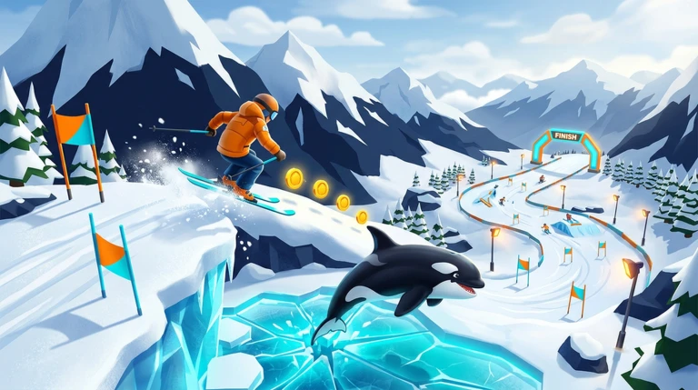 Skiing to Escape