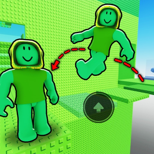 Green Bean Double Jump Tower official Roblox game thumbnail