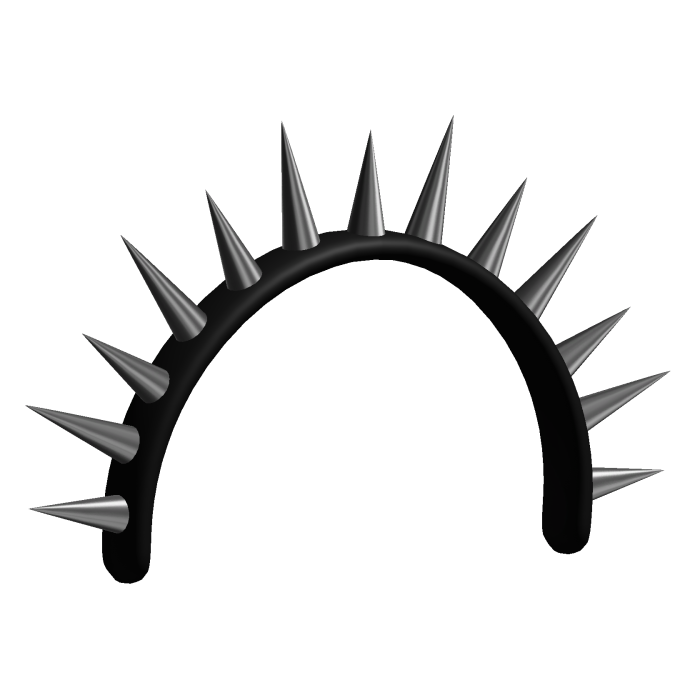 spiked emo headband