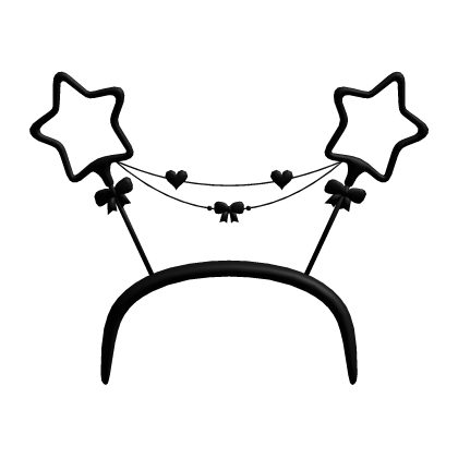 cute black add on for diwali sparkler headband 