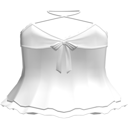 cute kawaii white lace babydoll dress