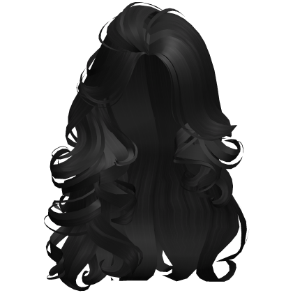 ♡ Voluminous Layered Blowout (Black) Roblox item