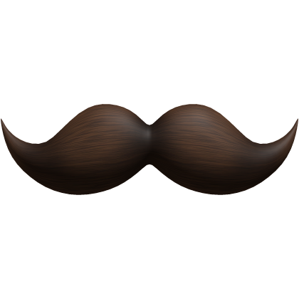 Brown Mustache Cute Nerdy Fancy Moustache